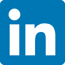 LinkedIn icon.